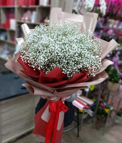 Букет цветов из: Гипсофила в Царево