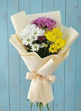 Букет цветов из:  Хризантемы в Царево
