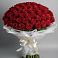 Букет 101 Красная роза Блэк Мэджик в Царево