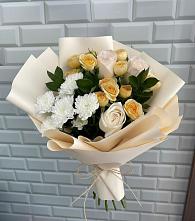 Букет цветов из:  Розы и Хризантемы #REPLACE_PRED# Царево