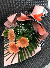 Букет цветов из:  Герберы #REPLACE_PRED# Царево