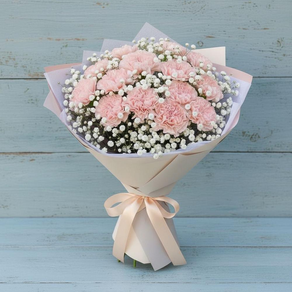 Букет цветов из: Гвоздики в Царево