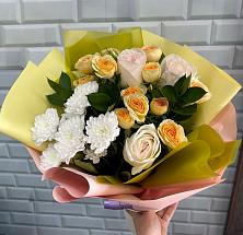 Букет цветов из:  Розы и Хризантемы #REPLACE_PRED# Царево