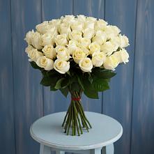 Букет 51 Белая роза Эдлесс Лав #REPLACE_PRED# Царево