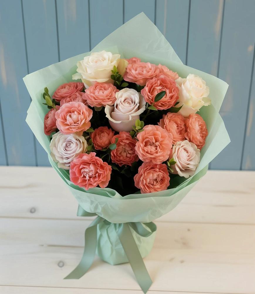 Букет цветов из: Розы в Царево