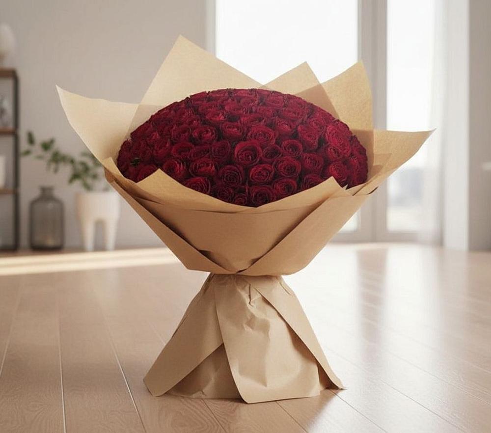 Букет 101 Красная роза в Царево