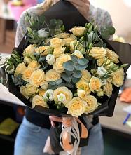 Букет цветов из:  Розы и Лизиантусы #REPLACE_PRED# Царево